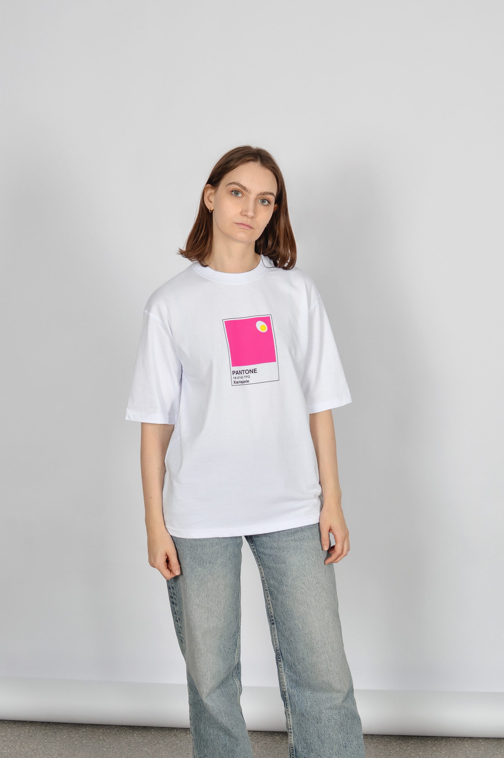 Цішотка Унісэкс «Pantone. Халаднік» Белая